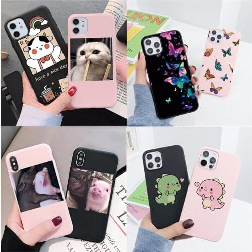 Soft TPU Case For Xiaomi Mi 11 Redmi Note 9 10 10T 9T 8T 8 9A 9C 7 9S Pro Lite A3 Poco X3 NFC F3 Case Animal Phone Cover Fundas