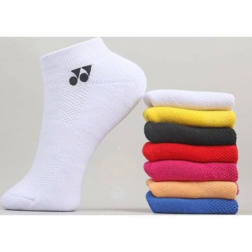 3 Pairs Badminton socks Womens short socks mens towel bottom thick cotton sports sock sweat-absorbent deodorant sock for sport