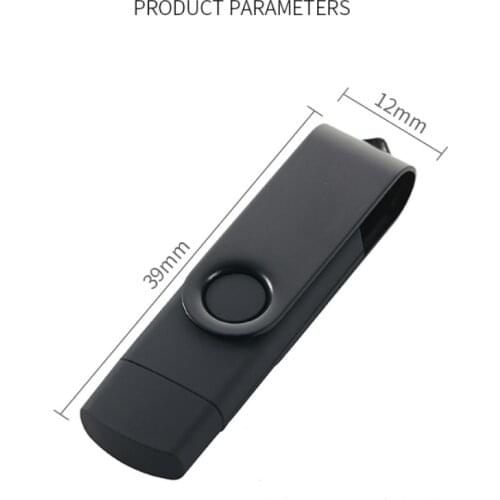 OTG USB Flash Drive 64gb 32gb Pen Drive 8gb 16gb USB 2.0 Pendrive 128g USB Stick Flash Drive for Android Smartphone custom logo