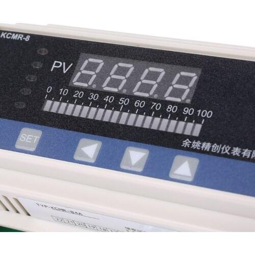 4-20mA DC Water Liquid Level Pressure Controller with 4-ways Relay DC24V Output