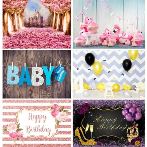 SHUOZHIKE Children Birthday Photography Backdrops 1st Baby Shower Newborn Portrait Party Photo Studio Background 21519-s1