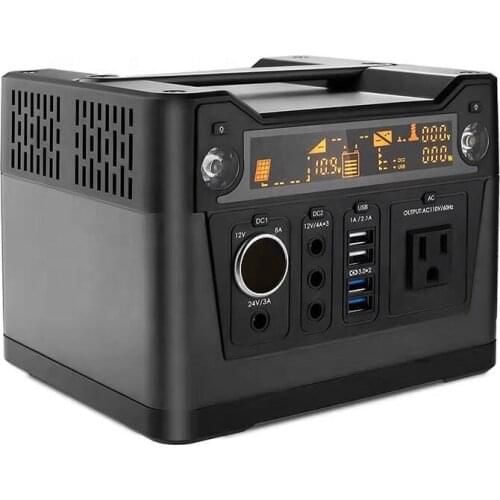 300W solar energy storage system with lithium battery built in for home office outdoor power supply