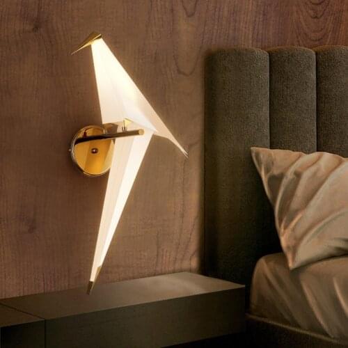 Modern Led Wall Lamp Lighting Sconces Fixture Bedside Living Bedroom Dining Indoor Minimalist Decor Luminaire Bird Mount Lights