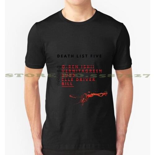 Kill Bill - Death List Summer Funny T Shirt For Men Women Tarantino Kill Bill Kill Bill Movie Beatrix The Bride Quentin Pop