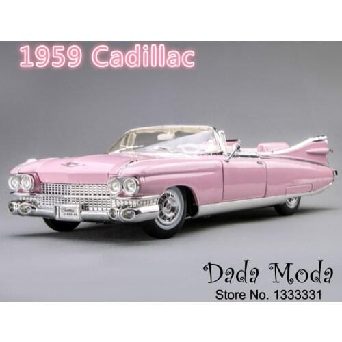 Vintage Die-cast 1/18 large Car Model USA 1959 for Cadillac Eldorado Metal Marilyn Monroe car Boys Toys For Gift/Home Decoration