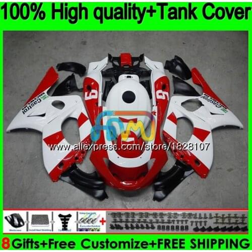 YZF600R For YAMAHA Thundercat 96 97 98 99 00 01 02 72BS.0 YZF-600R YZF 600R 1996 1997 1998 1999 2000 2001 Fairing Red white New