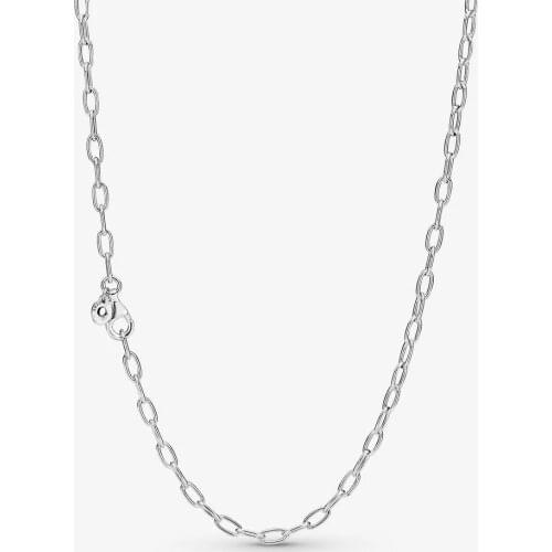 Link Chain Necklaces For Women 925 Sterling Silver Chain Necklace Jewelry Fit Charms Pendants DIY Beaded Gift to Mum