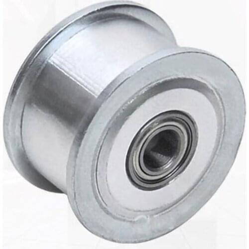 30-40 Teeth MXL Aluminum Idler Timing Pulley, With/Without Tooth, Slot Width 7mm, Bore 3-10mm For 6mm Belt DIY 3D Printer, 1Pcs