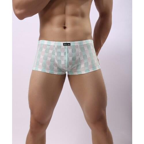 Hot!New arrival brand HOWE RAY Mens sexy underwear men underpants mens gay boxers comfortable Festive lantern underwear