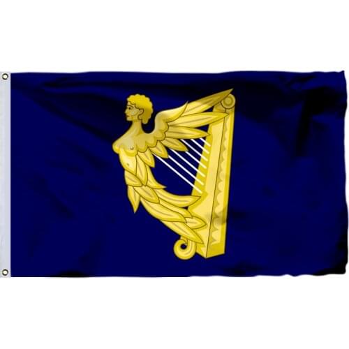 Ireland Royal Flag 1542 150X90cm (3x5FT) 120g 100D Polyester Double Stitched High Quality Banner Ensign Free Shipping