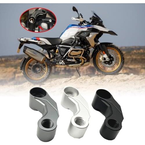 Motorcycle Mirrors Riser Extension Bracket Mount Adapter For BMW R1250GS R1250 GS R 1250 ADV Adventure LC HP R1250GSA 2019-2020