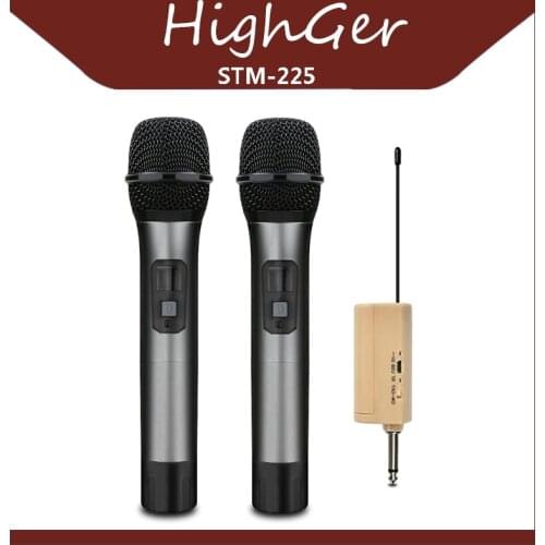 HighGer Uhf-Microphone Speech-Amplifier Recording Wireless Usb-Receiver Professional Wireless Microphone System