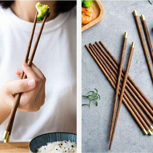 10/5 Pairs Lacquer-Free Wax-Free wood Sushi Sticks Household Engraving Natural Health Laser Custom Chopsticks Set