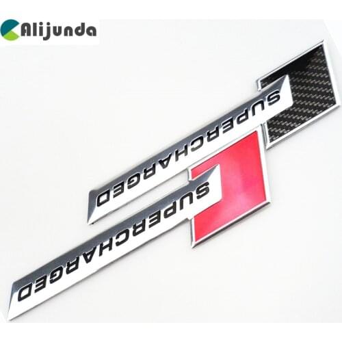 New 3D Metal Motorsport SUPERCHARGED Car styling Emblem Badge Sticker for Nissan Teana X-Trail Qashqai Livina Sylphy Tiida Sunny