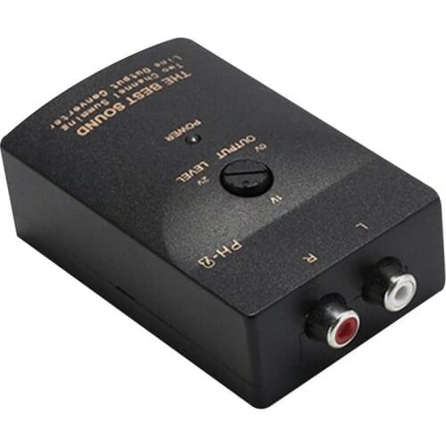 New Style Car Stereo 2-Channel Line 50W Adjustable Audio Converter Amplifier Adapter Output RCA For Universal Radio