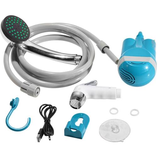 Portable Camping Shower Car Washer Wireless Car Shower High Pressure DC 12V Pump Pressure Shower Outdoor Travel Caravan Van