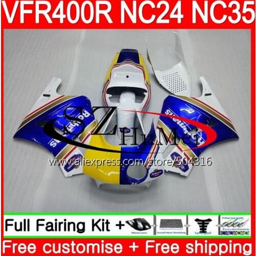 RVF400R Rothmans Blue For HONDA VFR400R RR NC24 VFR400R 87 88 94 95 96 125SH18 NC35 V4 VFR 400R 1987 1988 1994 1995 1996 Fairing