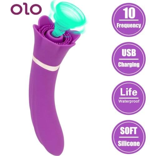 Sucking Vibrator G Spot Dildo Massager Clit Nipple Stimulator Oral Sucker Vibrator Erotic Adult Female Sexual Masturbator