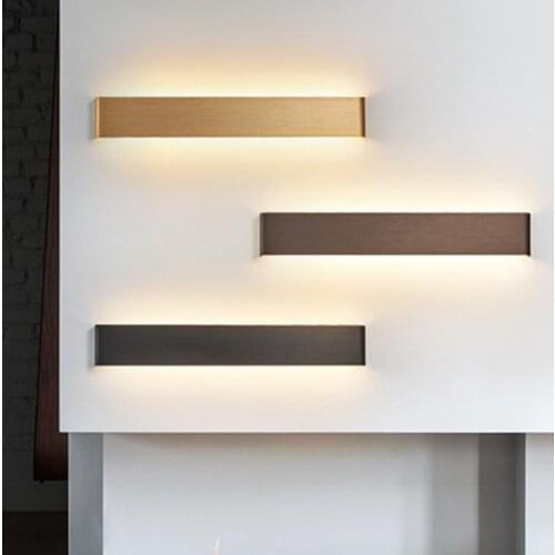 Modern Minimalist LED Wall Lamps Indoor Background Wall Light Living Room Corridor Aisle Staircase Bedroom Bedside Wall Sconce