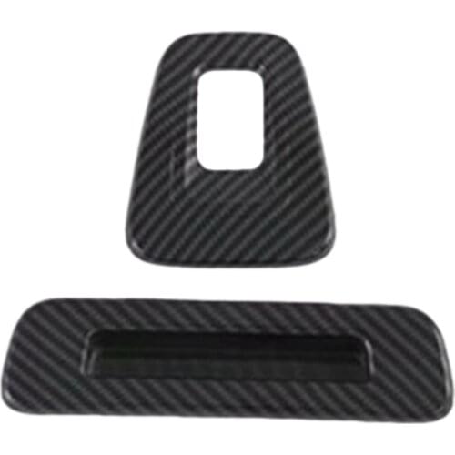 Carbon Fiber ABS Car Top Roof Window Handle Bar Frame Cover Trim Fit for Ford Transit 2017 Ford Tourneo Custom 2016