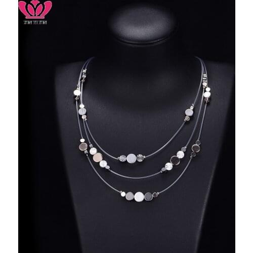 Vintage Cute Round Bead Choker Necklace Women Simple Soft Beads Necklace Europe Fashion Jewelry Accessory Kettingen Voor Vrouwen