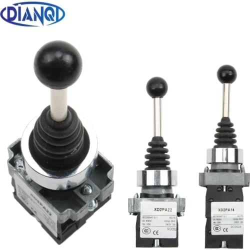 XB2 PA12 xd2-pa12 pa14 2NO 2position 2no2nc 4position Cross push button switch Latching Locking MomentaryJoystick SwitchPA22PA24