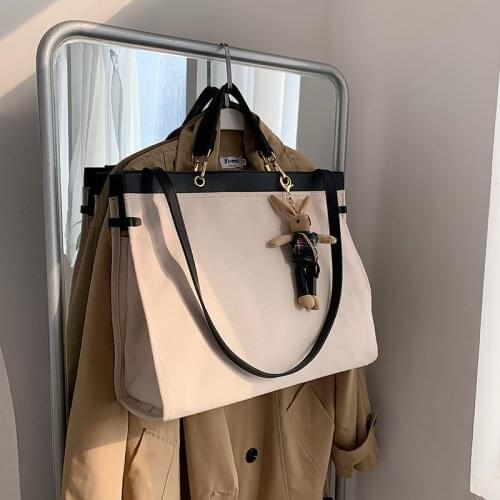 Large-capacity bag female bag fall 2020 new fashion leisure single shoulder bag net red tote bag