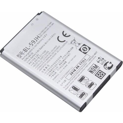 1x 2460mAh 3.8V BL-59JH Replacement Battery For LG Optimus L7 II Dual P715 F5 F3 VS870 Lucid2 P703 P659 F6 D500 D520 VS890 AS870