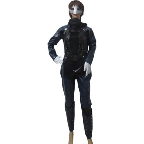2020 Persona 5 Queen Makoto Niijima Cosplay Costume Battle Clothing Full Set With Mask, Scarf, Glove, Shoes Cover