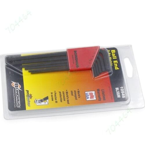 6pcs /set 1.5mm 2mm 2.5mm 3mm 4mm 5mm Head Ball End Hex Screwdriver Hexagon Allen Wrench Set USA Made