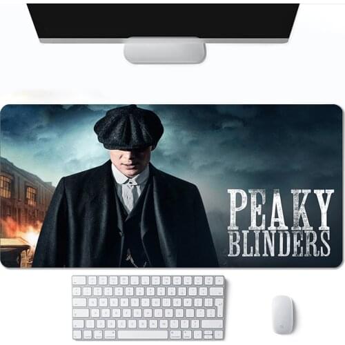 Anime Peaky Blinders 80x30cm XL Lockedge Large Gaming Mouse Pad Computer Gamer Keyboard Mouse Mat Desk Mousepad for PC Desk Pad