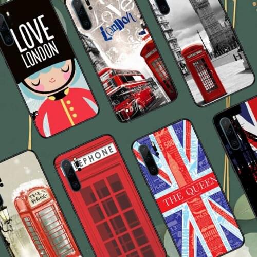 Flag United Kingdom London Phone Cases For Huawei honor Mate P 10 20 30 40 Pro 10i 9 10 20 8 x Lite Luxury brand shell funda