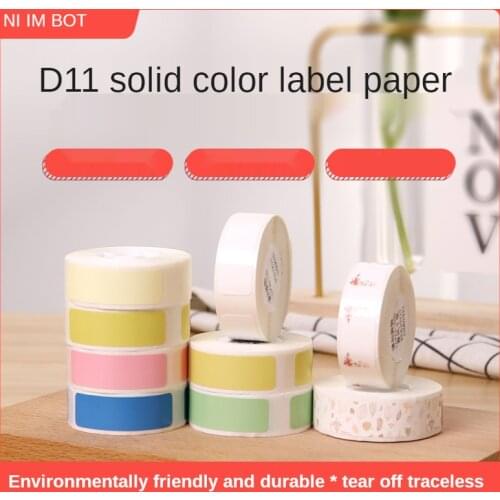 D11 thermal label paper labels self adhesive Niimbot label paper self-adhesive film d11 label sticker labels self adhesive