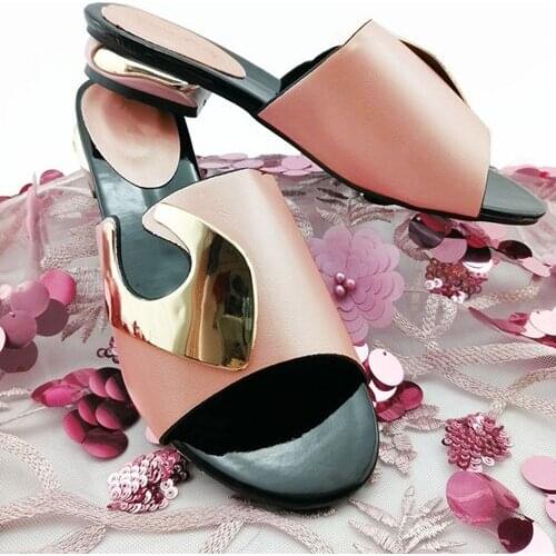 Doershow Whoesale price Elegant Womens Shoes Nice Looking African Sandals Shoes Free Shipping! HGG1-1