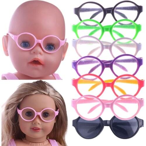 Doll Sunglasses For 18 Inch American Doll 43 cm 45 cm Reborn Baby Doll 40 cm Nenuco 30 cm Doll,Girl Toys,Our Generation