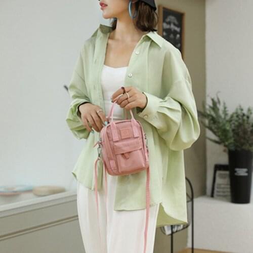 2021 new mini portable messenger bag cute simple one-shoulder mobile phone bag coin purse