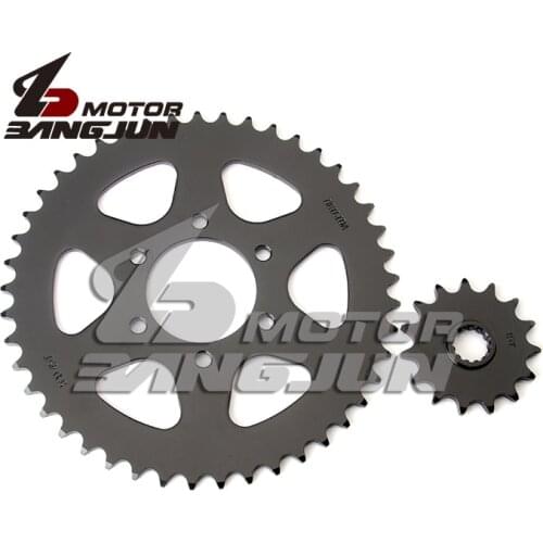 For Suzuki DR200 motocross front and rear sprocket 520 Chain sprockets kits motorcycle parts before/ after sprocket