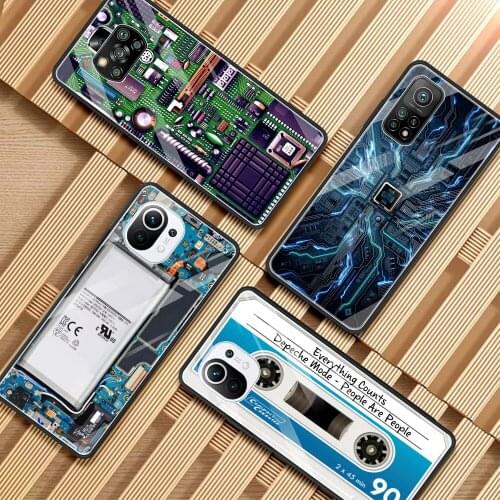 Retro Vintage Camera Cassette Music Phone Case For Mi 11i 11 Ultra Note 10 10T Lite 9T Poco X3 NFC M2 F2 Pro F3 X2 Frame Fundas