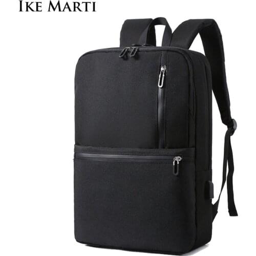IKE MARTI Laptop Backpacks 15.6 inch USB Charging Anti Theft Backpack Men Travel Backpack Waterproof School Bag Male Mochila