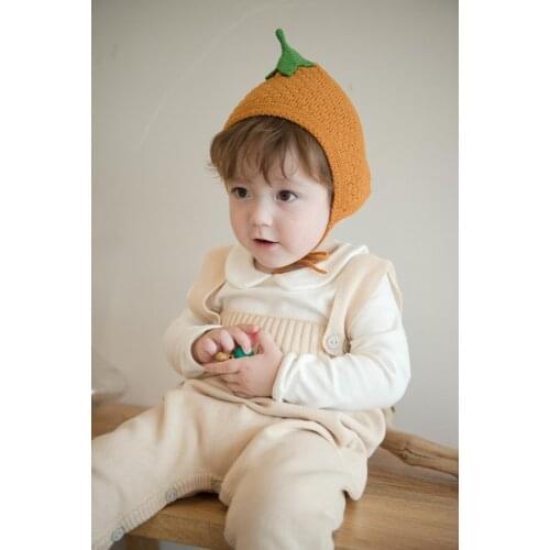 Connectyle Toddler Infant Baby Boys Girls Cute Cartoon Beanie Hat Soft Cotton Knit Hat 1-Ply Earflap Skull Cap For Kids