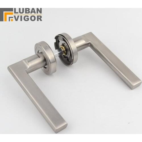 High quality, 304 stainless steel handle Interior Split door lock handle,Hollow,Modern minimalist design