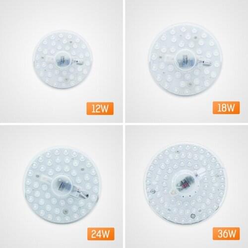 12W 18W 24W 36W Bright Replaceable LED Light Source For European Ceiling Lamp Marked 220V With Magnet Led Lights Replacement