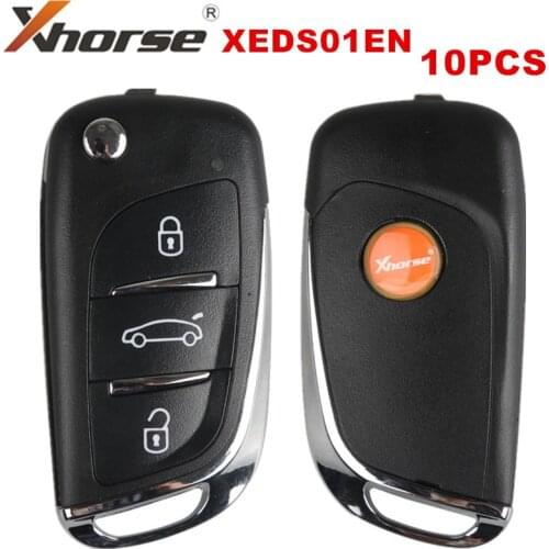 10PCS/LOT Xhorse XEDS01EN DS Style Super Remote 3 Buttons with Built-in Super Chip Transponder English Version