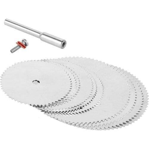 11pcs Mini Circular Saw Blade Electric Grinding Cutting Disc Rotary Tool For Metal Cutter Power Tool Wood Cutting