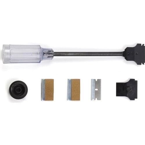 Car Tools Wrap Cleaner Squeegee Cutter with 2pcs Razor Blades Car Vehicle Sticker Decals Film Wrapping Glue Removal Tool TM-63