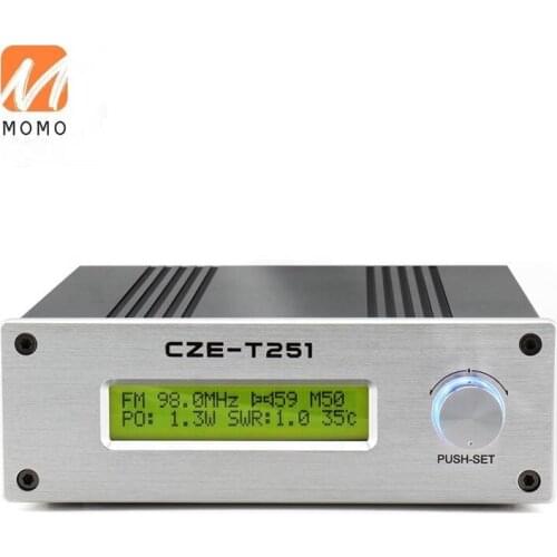 CZE-T251 0-25W Power Adjustable Professional FM Stereo Broadcast FM Transmitter