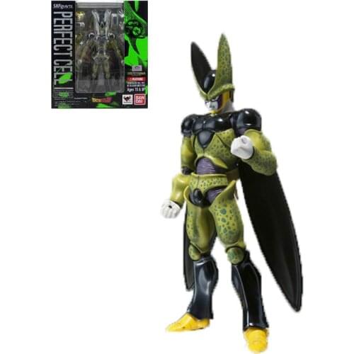 Bandai Original Dragon Ball Z Complete Body Anime Figures Cell PVC Action Figure Collections Hand-Model Dolls Toys Kids Gifts