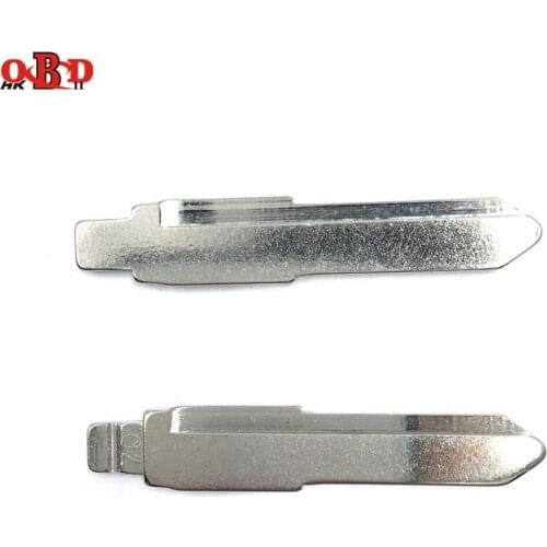 HKOBDII 10 pcs/lot Metal Blank Uncut Flip KEYDIY KD/JMD/VVDI Remote Key Blade Type 70# for Lioncel for Daihatsu NO.70 Blade