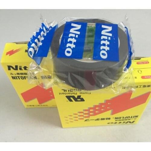 30Pcs/Lot Japan Nitoflon Adhesive Tap 903UL PTFE T0.08mm*W25mm*L10m Nitto Denko Tape Resistance Heat Sealed Seam Tape