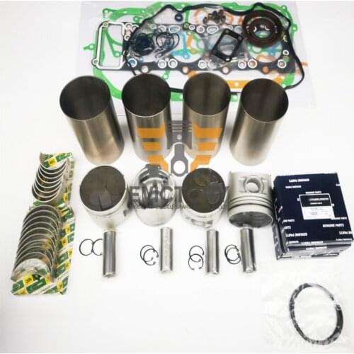 For MITSUBISHI 4M40T 4M40-T overhaul gasket kit engine bearing valve piston liner kit